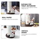 thumbnail image 4 of 1 portarrollos de papel vertical creativo para pañuelos y toallas (café), 4 of 7