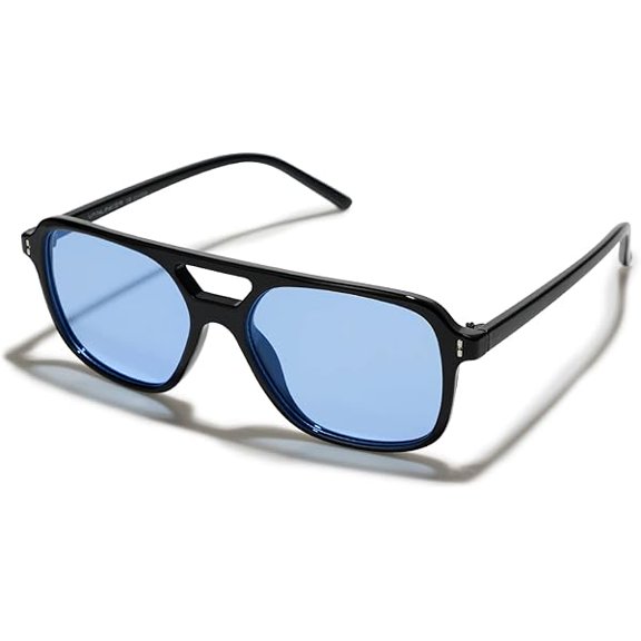 Retro Vintage 70s Square Aviator sunglasses for women men VL9611X