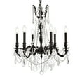 thumbnail image 3 of Rosalia 6 light Dark Bronze Chandelier Golden Teak (Smoky) Royal Cut Crystal, 3 of 7