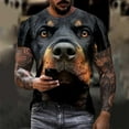 thumbnail image 5 of lcziwo Novelty Graphic Tees for Men Short Sleeve Funny 3D Dog Print T-shirt Gifts for Dog Dad Ofertas del día Multicolor XL, 5 of 9