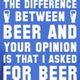thumbnail image 3 of CafePress - Beer And Your Opinion Dark T Shirt - Men's Classic Graphic Cotton T-Shirt, 3 of 4