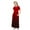Red—Prime Deals 2025, variant on Mevxay Girls Gradient Maxi Dress Short Sleeve Pleated Casual Holiday Long Dress with Pockets for 6-15 Years Blue