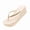 beige, variant on Women Platform Flip Flops Rhinestone Wedge Sandal Comfortable Dressy Summer Beach Sandals