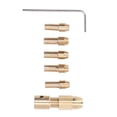 thumbnail image 4 of Jeu de Mandrin de Micro-Foret, 7pcs / Ensemble Petite Perceuse Électrique Pince de Serrage Électrique Pince de Forage Performance Inégalée, 4 of 14