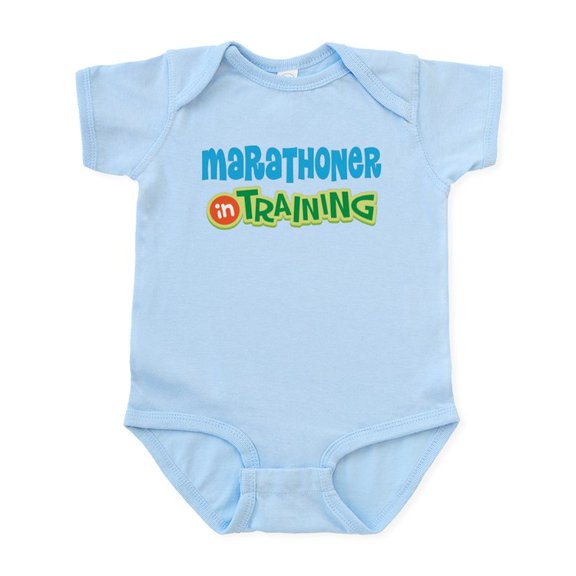 CafePress - Marathoner In Training Infant Bodysuit - Baby Light Bodysuit, Size Newborn - 24 Months