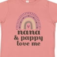 thumbnail image 4 of Inktastic Nana and Pappy Love Me Rainbow Girls Toddler T-Shirt, 4 of 5
