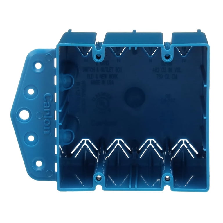 Carlon Screw-on 4 in. X 4 in. PVC Square Box B249B - Walmart.com