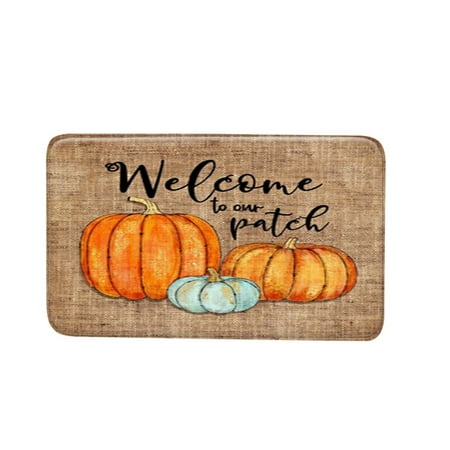 

Halloween Decoration Clearance Halloween Door Mat Cartoon Floor Mat Hallway Kitchen Foot Mat Soft Non-Slip Colorful