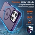 thumbnail image 3 of Funda magnética SUPFINE para iPhone 16 Pro, color morado oscuro, 3 of 7