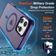 thumbnail image 3 of Funda magnética SUPFINE para iPhone 16 Pro Max, color morado oscuro, 3 of 7