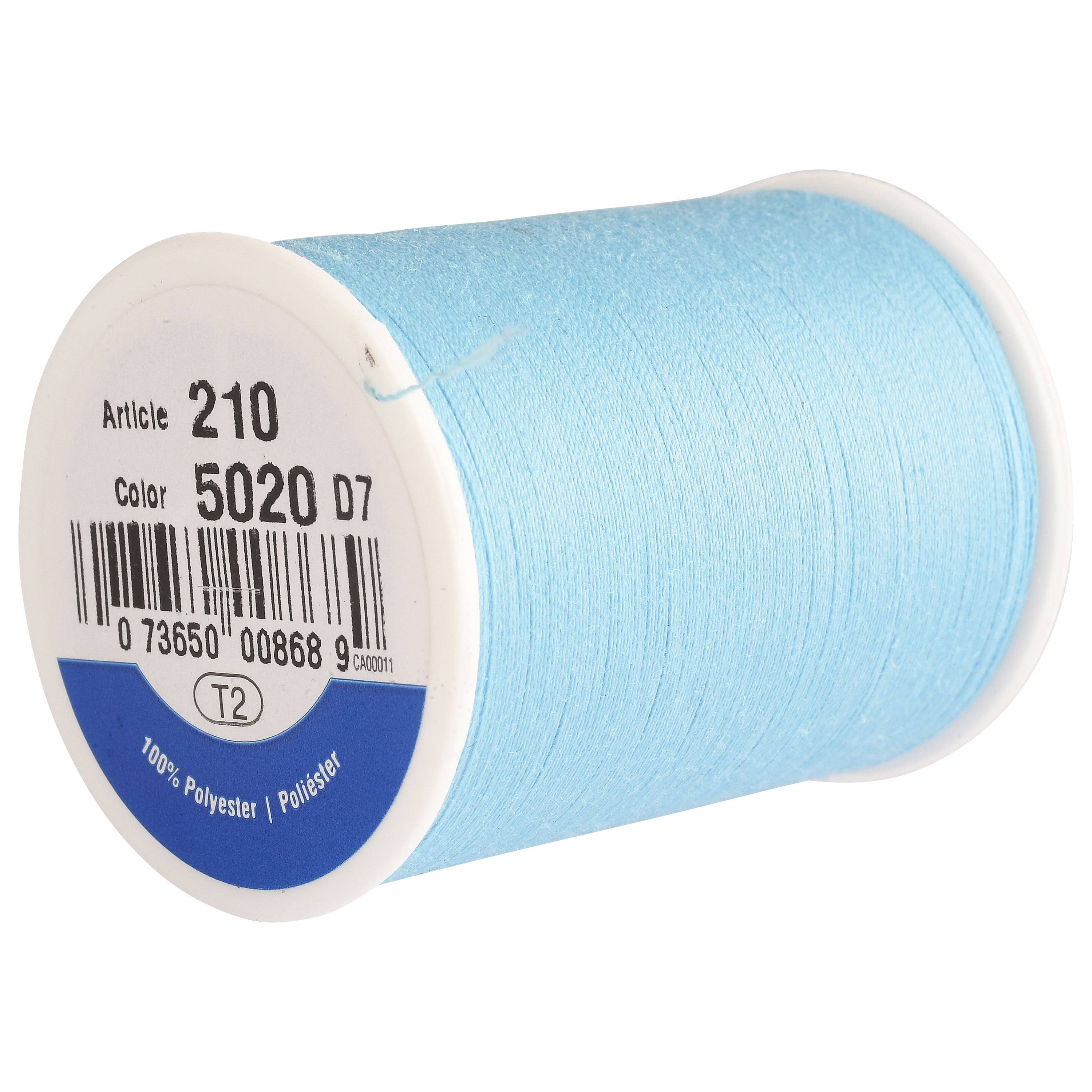 (3 pack) Coats & Clark All Purpose Aquamarine Polyester Thread, 300 Yards
