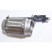 2.5 Stainless Steel Double Braided Flex Pipe 2.5 Stainless Steel Double Braided Flex Pipe