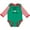 Green and Red, variant on Inktastic Nana and Papa Love Me Heart Grandchild Boys or Girls Long Sleeve Baby Bodysuit