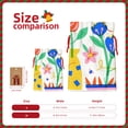 thumbnail image 4 of ZICANCN Christmas Gift Bags, Funny Flower Butterfly Reusable Fabric Drawstring Storage Bags with Drawstring, Medium Size, 4 of 7