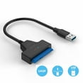thumbnail image 1 of SATA to USB  Data Cable  USB to SATA Adapter Cable  SATA to USB 3.0 Adapter  Suitable for 2.5 inch Hard Disk HDD and Solid State, 1 of 7