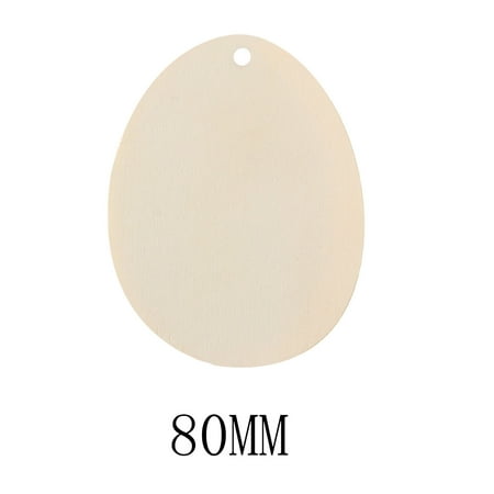 

Wooden Easter DIY Wooden Blocks With Twines Rope 10 Small Pendants In A Pack