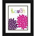 thumbnail image 1 of Robinson, Tamara 12x14 Black Ornate Wood Framed with Double Matting Museum Art Print Titled - Laugh Flower, 1 of 4