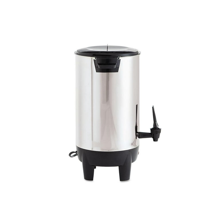 Avantco CU30CETL 30 Cup (150 oz.) Double Wall Stainless Steel Coffee Urn /  Coffee Percolator - 950W