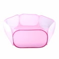 thumbnail image 1 of Children Fence Tent Toys Hexagonal Fence Foldable Fence for Pets Pink, 1 of 6