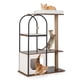 thumbnail image 1 of Costway Torre Para Gatos De 118 Cm De Altura Con Marco De Metal Con Percha Superior, Condominio Para Gatos, Postes Rascadores De Yute, Tablero De Sisal, Bola Colgante, 1 of 4
