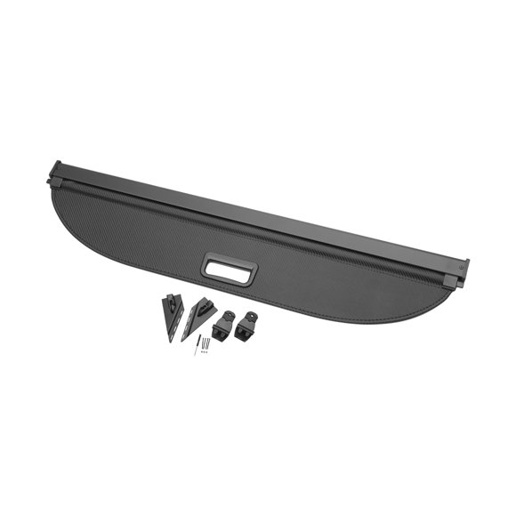 Unique Bargains Car Trunk Retractable Cargo Cover for CHEVROLET Trax 2024 2025 Rear Trunk Parcel Shelf Luggage Security Shield Shade Cover Black Carbon Fiber