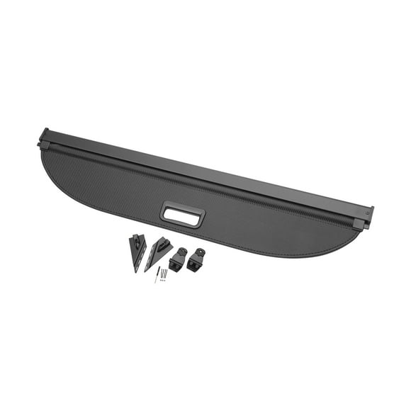 Unique Bargains Car Trunk Retractable Cargo Cover for CHEVROLET Trax 2024 2025 Rear Trunk Parcel Shelf Luggage Security Shield Shade Cover Black Carbon Fiber