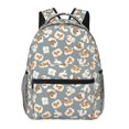 thumbnail image 1 of Disketp White Popcorn Mochila Estampada para Hombre y Mujer – Mochila Ligera Clásica con Múltiples Bolsillos para Universidad, Trabajo y Viajes-One Size, 1 of 5