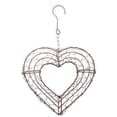 thumbnail image 4 of GROWTH TANK 21cm Heart Shape Iron Wire Frame Pot Rack Wedding Garden Decor NEW, 4 of 9