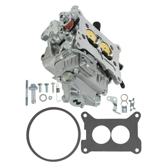MaXpeedingrods 0-4412S 2-Barrel Carburetor for Ford F100 F250 Bronco Mustang Maverick 361 Engine, for GMC 305 1966, for Jeep J10 360 1979 CJ7 CJ5 304, for Dodge LA360, Manual Choke