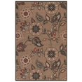 thumbnail image 1 of Trans-Ocean Imports RVI69763022 6 ft. 6 in. x 9 ft. 3 in. Liora Manne Riviera Floral Vine Indoor & Outdoor Rug Wilton Woven Rug - Tan, 1 of 1