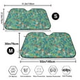 Jgfou Mushrooms and Flowers Windshield Sun Shades,Car Sun Shade for