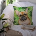 thumbnail image 3 of Carolines Treasures BB9862PW1414 French Bulldog St Patricks Fabric Decorative Pillow  14Hx14W multicolor, 3 of 4