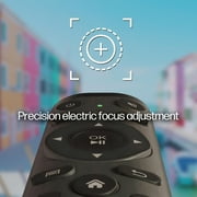 HP CC200 FHD LCD LED Projector with Roku Express Streaming Player and 84 Mobile Projection Screen