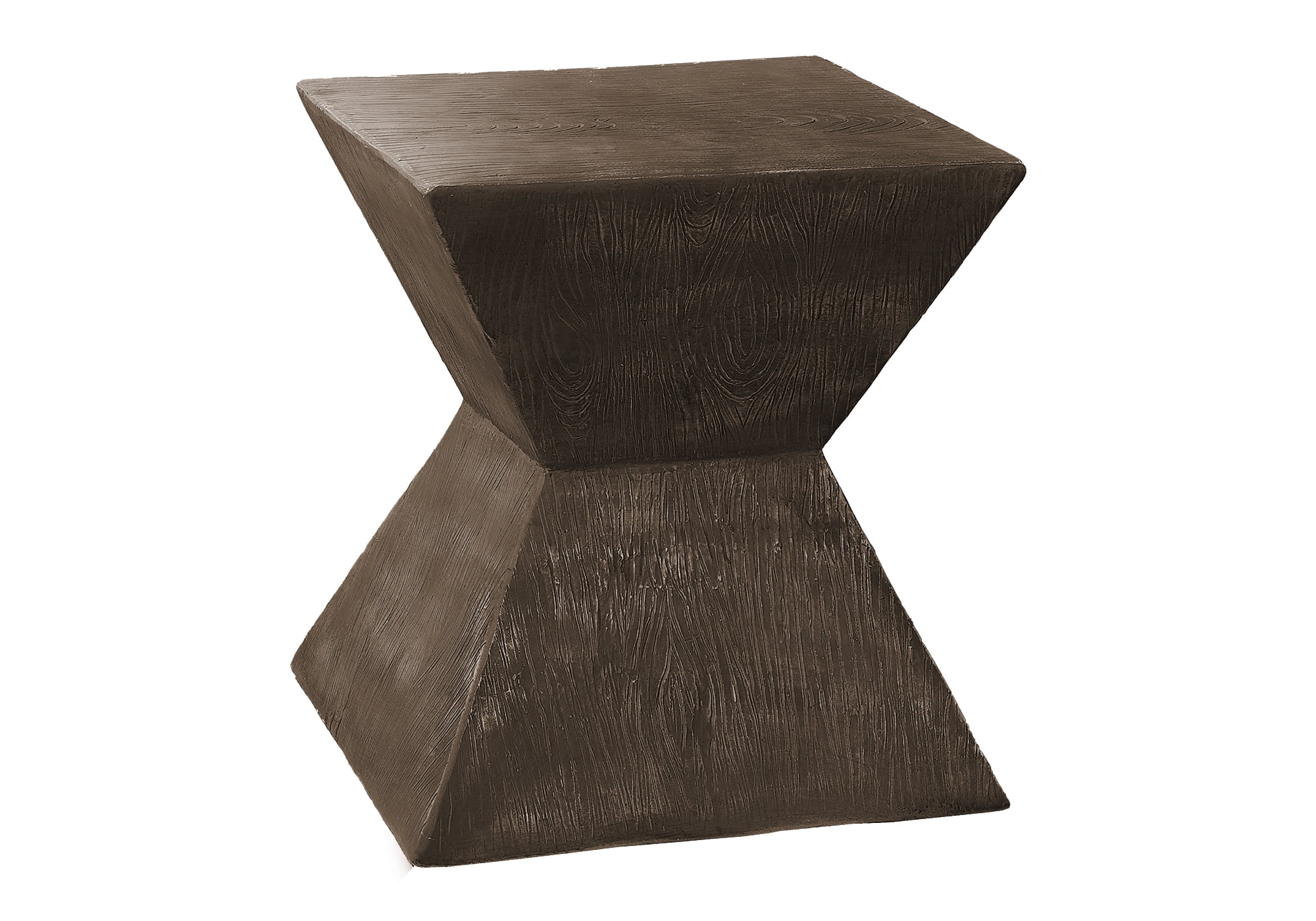 Monarch Specialties - Table D'Appoint, 25"H, Intérieur Ou Extérieur, Table D'Appoint, Bout, Table De Nuit, Chambre À Coucher, Salon, Noix, Contemporain, Moderne