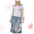 thumbnail image 4 of OFFIGAM Transparente Con Capucha Para Mujer Estilo Moderno Y, 4 of 8