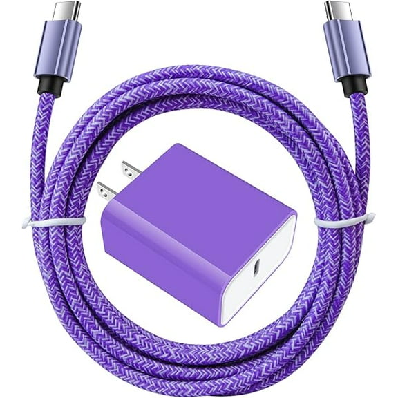 20W Type C Fast Charging Block, 6ft Android Phone Charger Cable for Samsung Galaxy A16 A15 A14 5G A54 A35 A53 A13 A55 S24 S23 S22, USB C Pixel 9 Pro XL Fast Wall Charger for Google Pixel 8a 7a 6 Pro