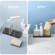 thumbnail image 5 of porte Eponge Evier Cuisine,rangement Pose Range Porte Ponge Cuisine Organiseur Pour A Poser Inox,ventouse Support Eponge Evier Avec Bac De Rcuprat, 5 of 5