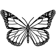 Inkbox Temporary Tattoos, Moonflower Butterfly, 2 Pack