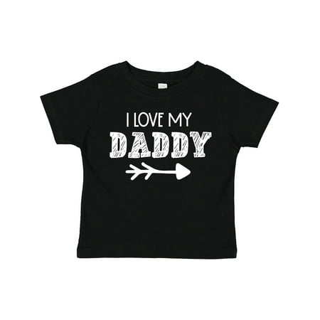 

Inktastic I Love My Daddy with Arrow Gift Toddler Boy or Toddler Girl T-Shirt