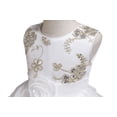 thumbnail image 5 of Girls' Dress Princess Dress Flower Fluffy Dress Tank Top Trail Piano Performance Dress, 5 of 7