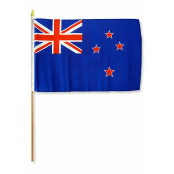 12x18 12"x18" Wholesale Lot of 3 New Zealand Stick Flag wood staff
