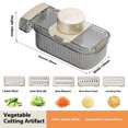 thumbnail image 2 of Multifunctional Grater Vegetable Chopper With Various Shredding Blades Efficient Vegetable Chopper With Practical Container Deals Of The Day Clearance, 2 of 8