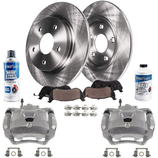 Detroit Axle Rear Brakes and Rotors Brake Pads Brake Calipers Replacement for Lexus HS250h