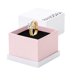 thumbnail image 1 of Anillo PANDORA de doble correa en forma de corazón chapado en oro con circonitas cúbicas, 1 of 3