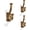 Antique Brass, variant on 10 Pack 4-1/2inch Antique Brass Coat Hooks zinc Alloy mudroom Hooks, Strong Load-Bearing for Bedroom Entrance wall, Hanging Clothes Hanger Behind the Door, Bathroom Towel Robe Hooks
