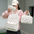 thumbnail image 6 of Corduroy Girls Backpack Set, 3PCS School Backpacks for Kids Elementary Middle School Bags with Lunch Box Pencil Case, 6 of 6