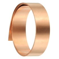 Uxcell 0.3x10x1000mm Copper Thin Foil Sheet Roll, 99.9% Pure Copper Tape Strip Flashing Metal Sheet Foil Plate