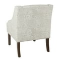 thumbnail image 6 of HomePop Classic Swoop Arm Accent Chair - Textured Beige Patterns, 6 of 8