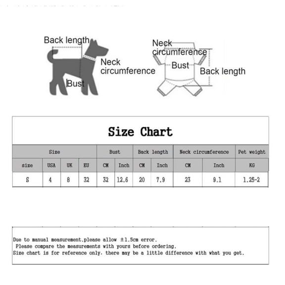 Pet Clothing Dog Clothes Four Legged Wear New Spring Summer Puppy Home Outfit (B, 17*2*14cm)