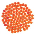 thumbnail image 6 of 100Pcs Flat Glass Marble Pebbles Vase Fillers Decor Orange, 6 of 6